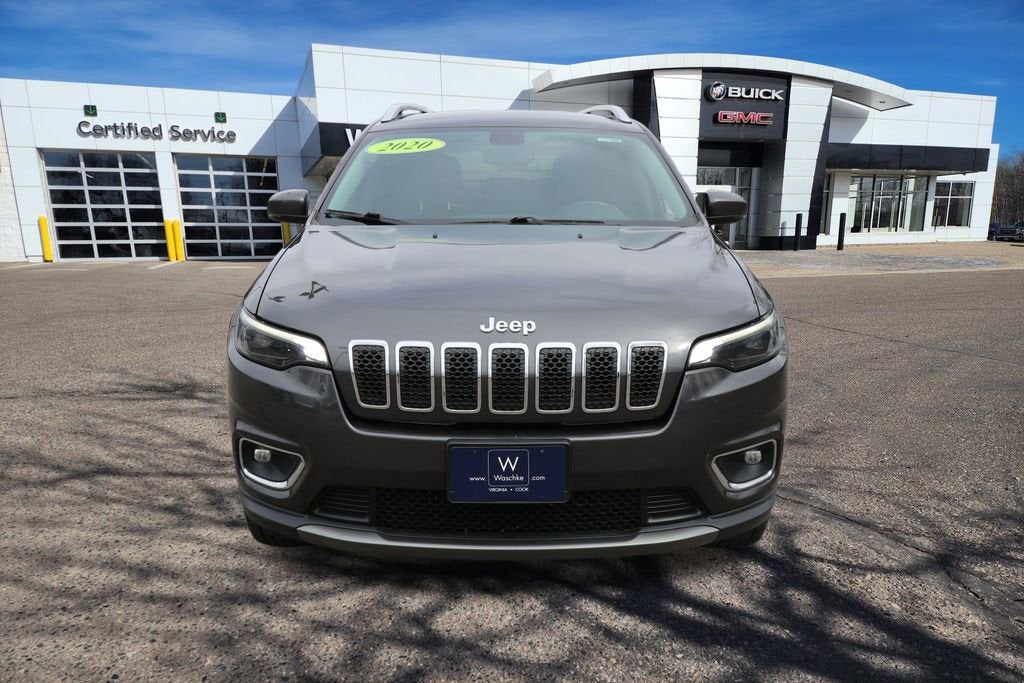 Used 2020 Jeep Cherokee Limited with VIN 1C4PJMDX1LD507187 for sale in Virginia, Minnesota