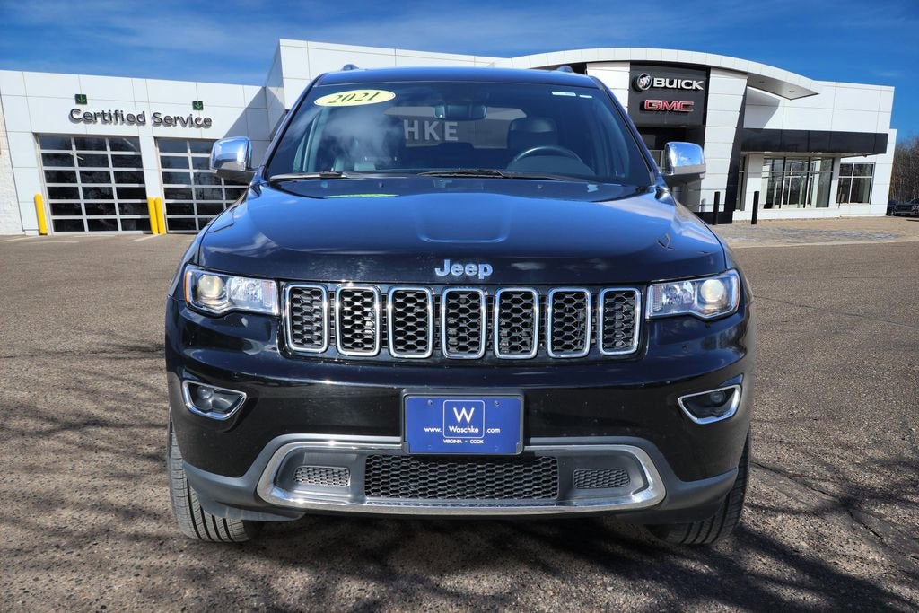 Used 2021 Jeep Grand Cherokee Limited with VIN 1C4RJFBG3MC858889 for sale in Virginia, Minnesota