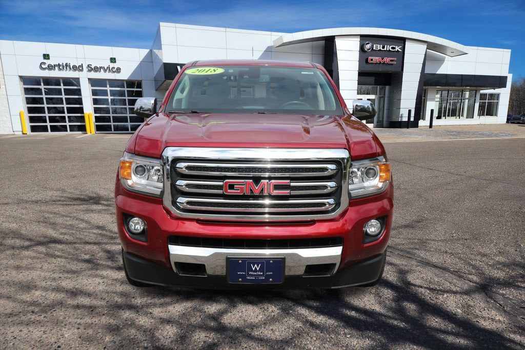 Used 2018 GMC Canyon SLT with VIN 1GTG6DEN3J1146719 for sale in Virginia, Minnesota