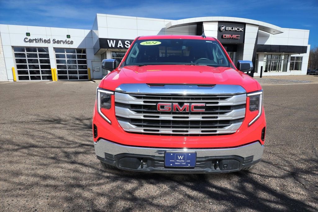 Used 2024 GMC Sierra 1500 SLE with VIN 1GTUUBED0RZ272201 for sale in Virginia, Minnesota