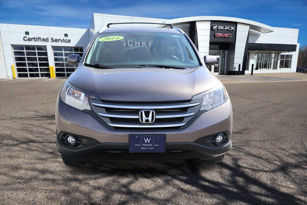 Used 2014 Honda CR-V EX-L with VIN 2HKRM4H73EH683827 for sale in Virginia, Minnesota
