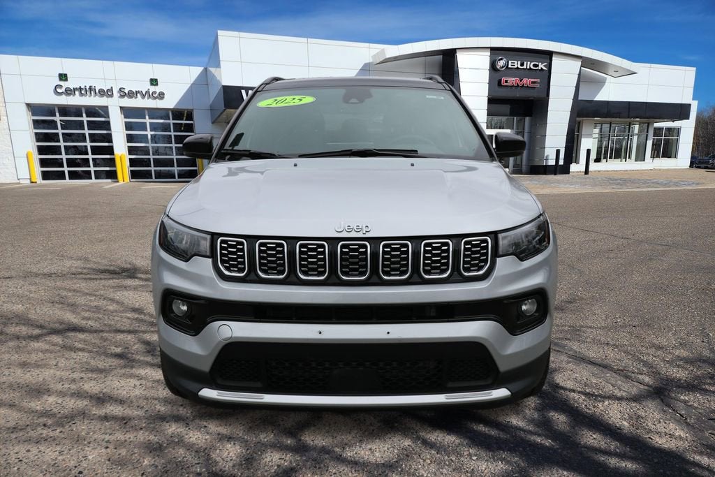 Used 2025 Jeep Compass Limited with VIN 3C4NJDCN8ST524438 for sale in Virginia, Minnesota