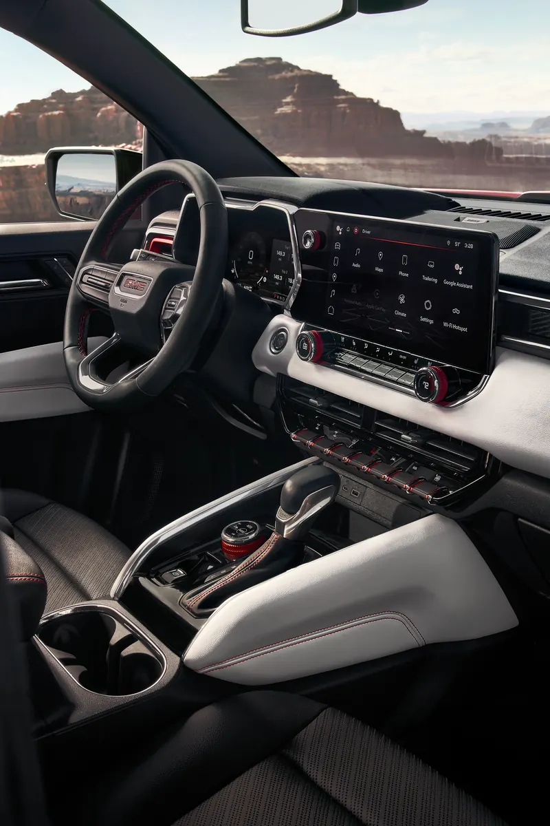 2026 GMC Canyon infotainment system at Ken Waschke Auto Plaza in Virginia MN