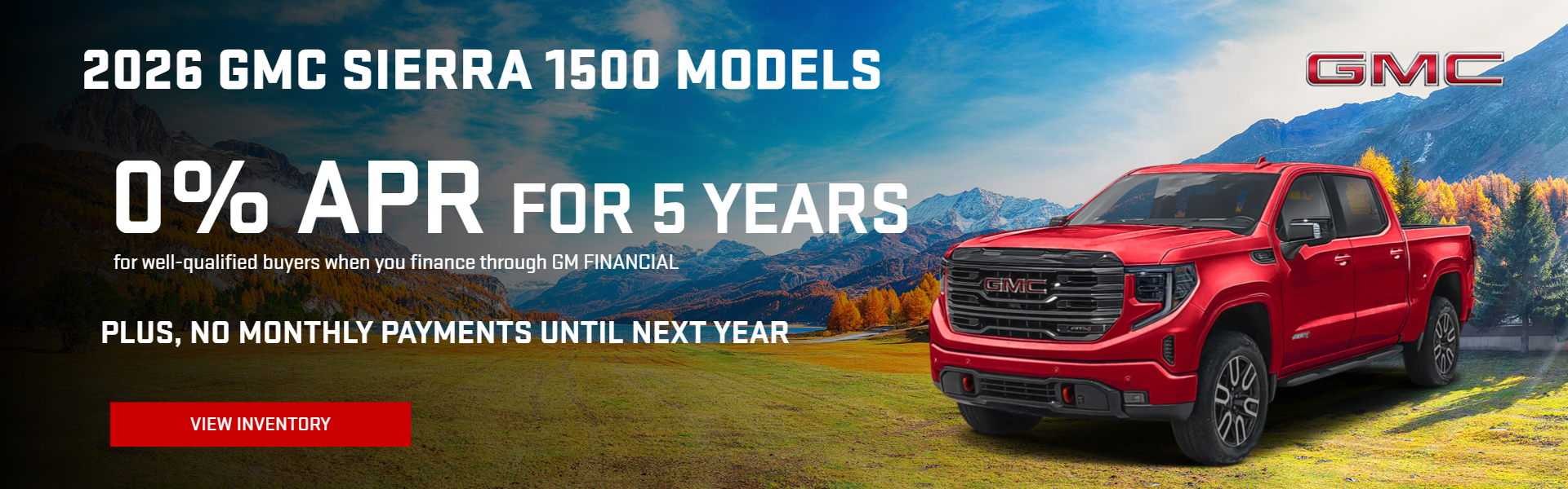 2026 GMC SIERRA 1500 MODELS