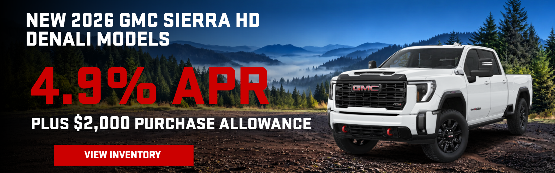 2026 GMC SIERRA HD MODELS